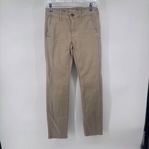 American‎ Eagle Outfitters Khaki Super Stretch Pants Womens Size 2, 29" inseam